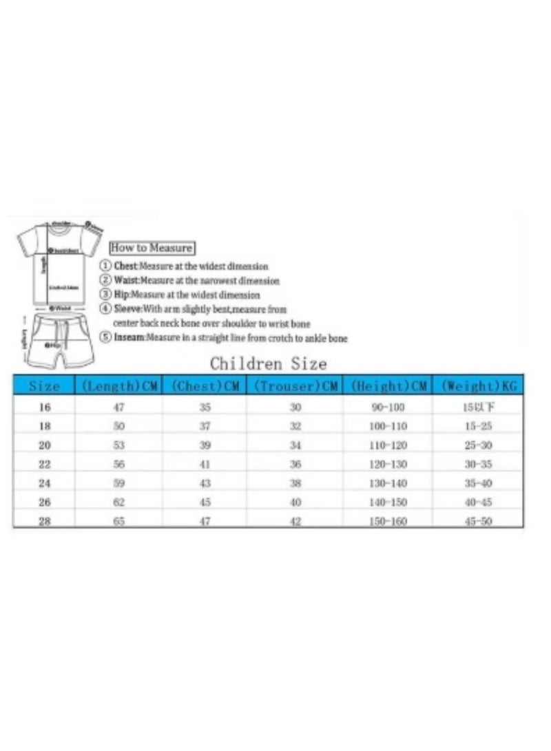 طقم قميص كرة القدم للأطفال، قميص ميسي رقم 10، مقاسات الأطفال والشباب 28 ياردة - Image 2